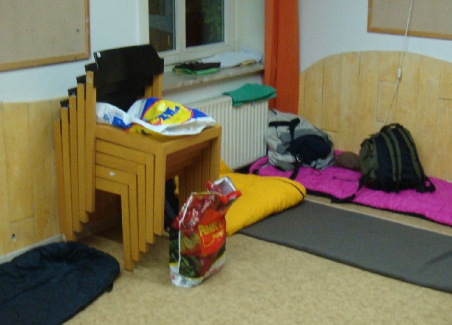 Unterkunft im  Gemeindehaus - Foto: Stefan Schneider